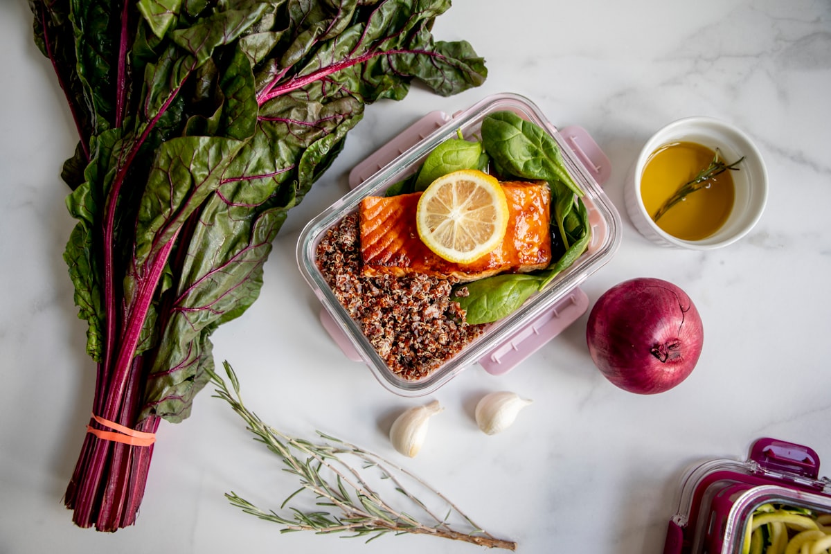 Hummus and vegetable platter
