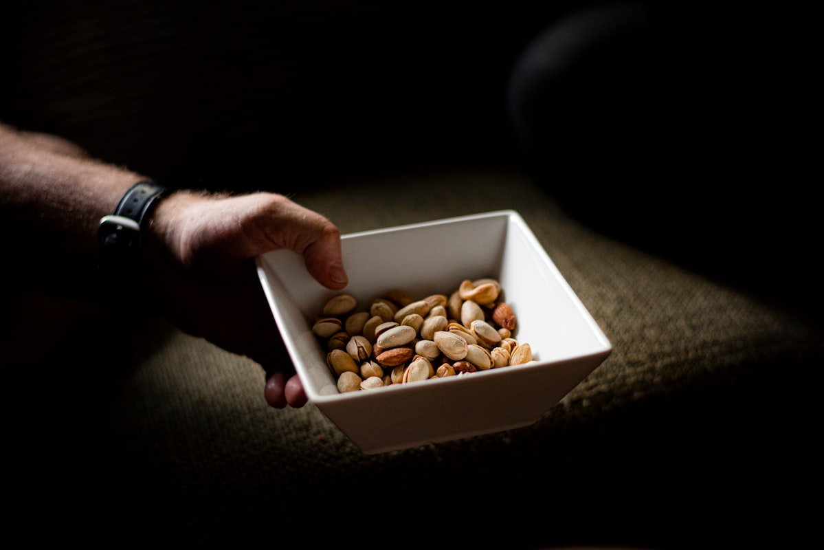 Cheese and nuts trail mix